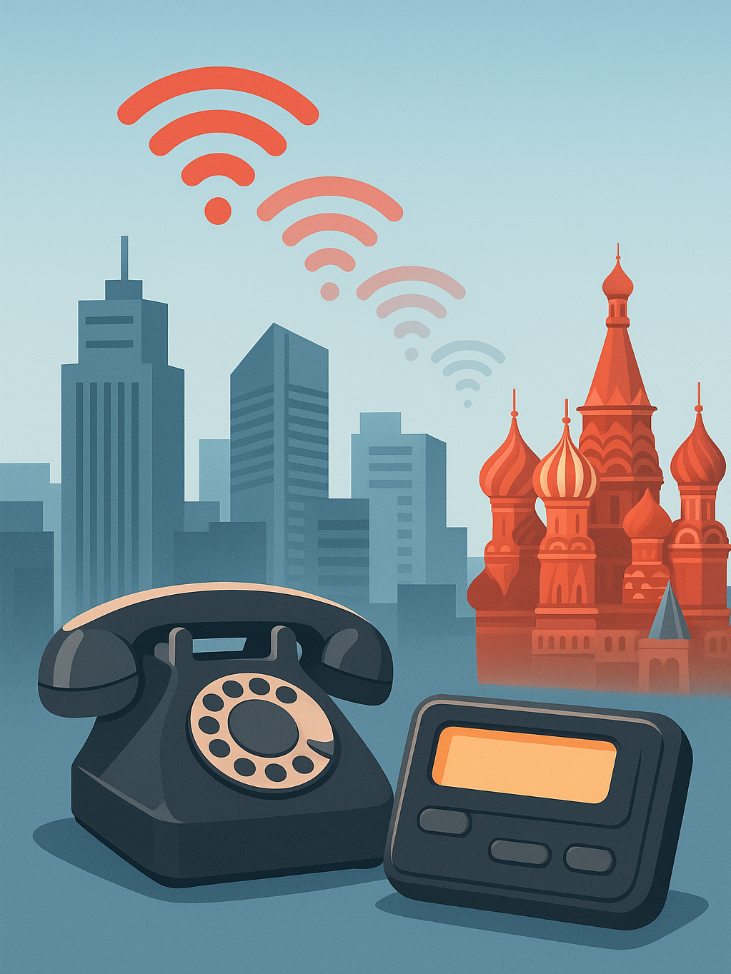 Moscow Reverts to 90s Communication Tools as Internet Outages Cause Chaos