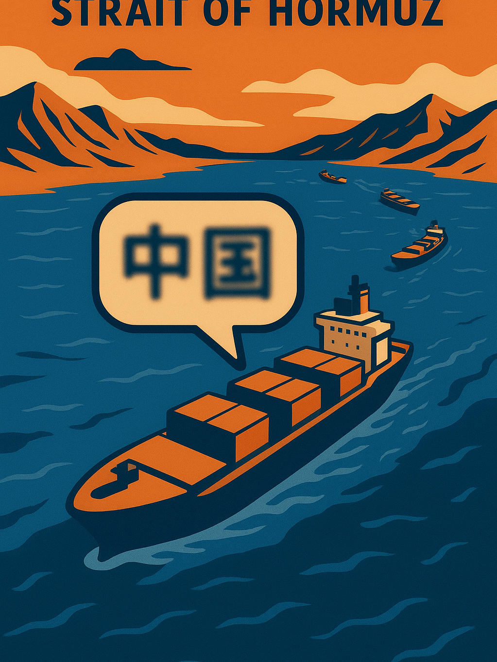 Quand les navires jouent à "Fais moi passer pour chinois" dans le détroit d'Hormuz